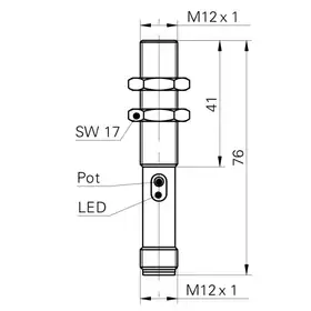 Емкостной датчик уровня Baumer CFAM 12N1600/S14