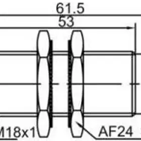 Индуктивный датчик расстояния LANBAO LR18XCN08LUM