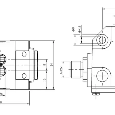 Блочный выключатель Balluff BNS 819-B02-R08-40-10-S80L