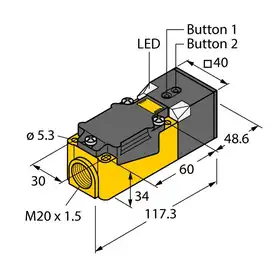 Ультразвуковой датчик TURCK RU200-CP40-LIU2N8X2T