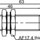 Индуктивный датчик LANBAO LR12XBF02DPO-E2
