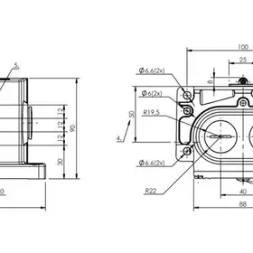 Блочный выключатель Balluff BNS 813-D04-L12-100-12-04-FD