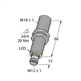 Ультразвуковой датчик TURCK RU40U-M18E-LI8X2-H1151