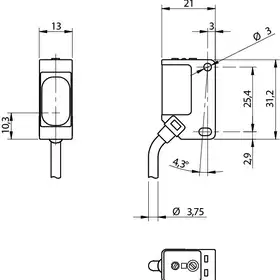 Оптический датчик DATASENSING QMI7/0P-0A