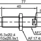 Индуктивный датчик LANBAO LR12XBF15DPOB-E2
