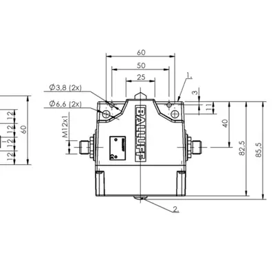 Блочный выключатель Balluff BNS 819-B04-D12-61-12-10-FD-S80S