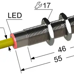 Индуктивный датчик Мега-К PS2-12M55-4B21-K