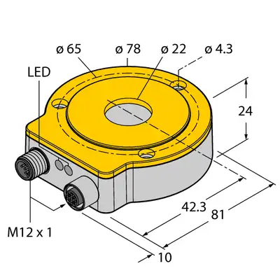 Энкодер TURCK RI360P0-QR24M0-CNX4-2H1150