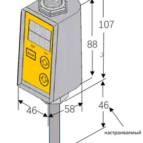 Датчик потока Sentinel PLSL-18MN-PI6D-SC