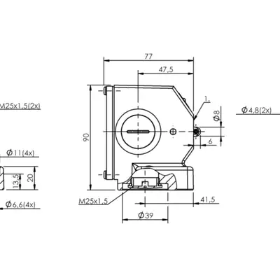 Блочный выключатель Balluff BNS 819-B02-R12-72-10
