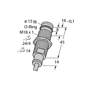 Индуктивный датчик TURCK BID2-G180-AP6/S220