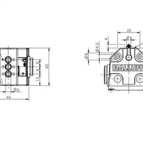 Блочный выключатель Balluff BNS 813-B03-R08-40-49-03