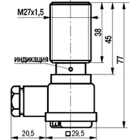 Индуктивный датчик ТЕКО ISB AT7A-32N-10-LZ