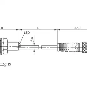 Индуктивный датчик Balluff BES 516-324-E3-C-S49-00,3
