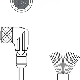 Разъем с кабелем Leuze Electronic KD U-M23-JW-P1-050