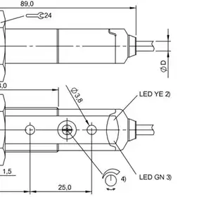 Оптический датчик Balluff BOS 18KW-NA-1QC-C-02