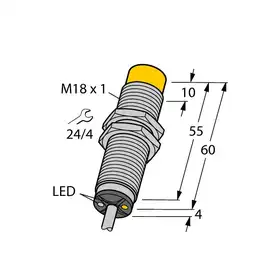 Индуктивный датчик TURCK NI12U-M18-ADZ30X2