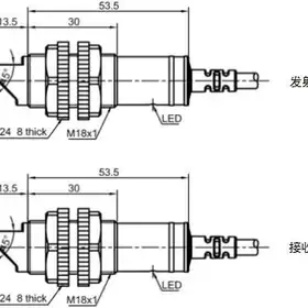 Оптический датчик LANBAO PR18GS-TM10DPR