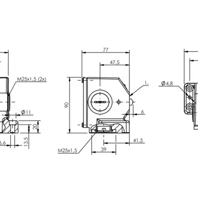 Блочный выключатель Balluff BNS 819-B08-D12-72-10