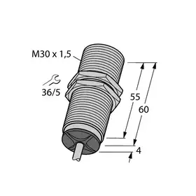 Индуктивный датчик TURCK BI10-M30-LIU