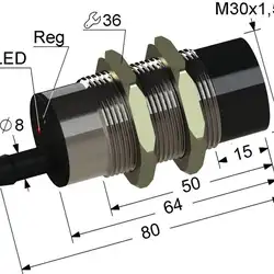 Емкостный датчик PS1-30M80-30N51-Z