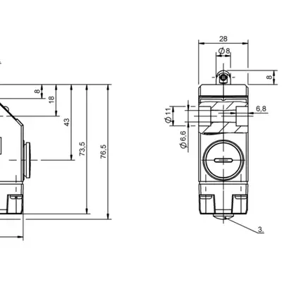 Одиночный выключатель Balluff BNS 813-FR-60-185-FD