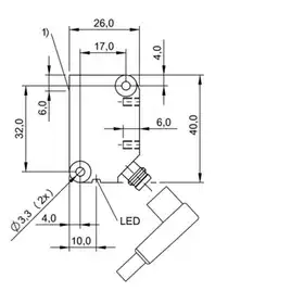 Индуктивный датчик Balluff BES R05KB-PSC20B-S49A