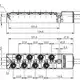 Распределительная коробка Balluff BPI 8M3040-5K-B0-KPXK0-050