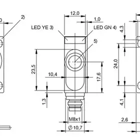 Ультразвуковой датчик Balluff BUS R06K1-PPX-05/024-S75G