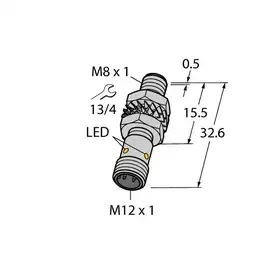 Индуктивный датчик TURCK BI3-M08KK-AN6X-H1341