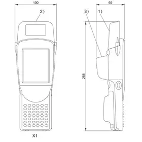 RFID портативный прибор чтения-записи Balluff BIS U-870-1-008-X-005