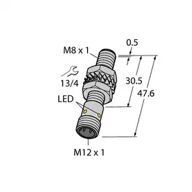 Индуктивный датчик TURCK BI2-M08-AN6X-H1341
