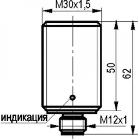 Индуктивный датчик ТЕКО ISB BC73A-11-10-LZS4