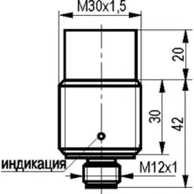 Индуктивный датчик ТЕКО ISN FC73A-11G-15-LS27