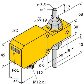 Датчик потока TURCK FCI-TCD04A4P-ARX-H1140