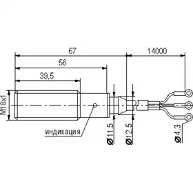 Индуктивный датчик ТЕКО ISB AF47B-31P-5F-LZT1-C-Pi-10