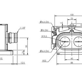 Блочный выключатель Balluff BNS 819-D04-D12-100-10-S90R