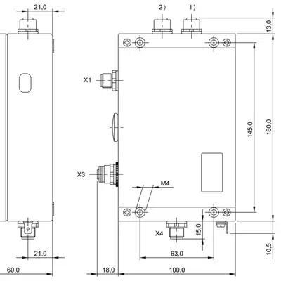 Блок обработки RFID Balluff BIS M-6026-034-050-06-ST19