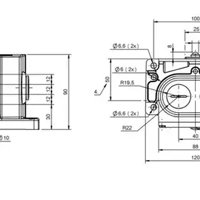 Блочный выключатель Balluff BNS 819-D04-K12-100-10-FE