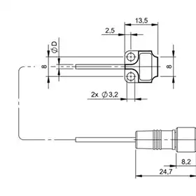 Оптоволоконный кабель Balluff BOH DK-R018-001-01-S49F