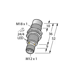 Индуктивный датчик TURCK NI15U-EM18WD-AN6X-H1141