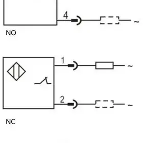 Индуктивный датчик LANBAO LE40SZSF15ATC-E2