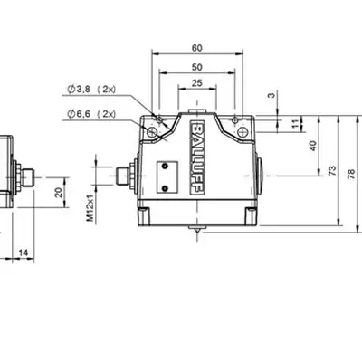 Блочный выключатель Balluff BNS 816-C02-KHG-12-612-11-S80R