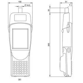 RFID портативный прибор чтения-записи Balluff BIS M-873-1-008-X-001