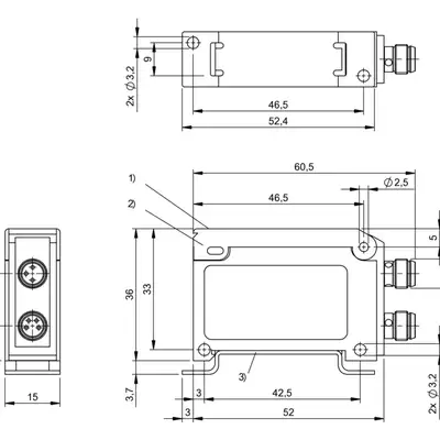 Усилитель для оптоволоконных датчиков Balluff BAE SA-OH-050-PP-S75G