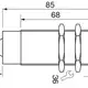 Индуктивный датчик EGE-Elektronik IGMW 015 GSOP
