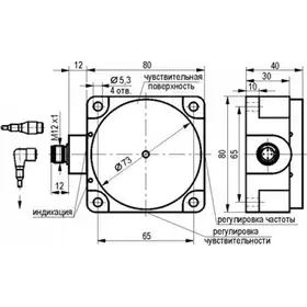 Датчик скорости вращения ТЕКО IV21N IC7P5-01G-R50-LS27