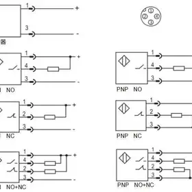 Оптический датчик LANBAO PR12S-TM5DNO-E2