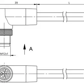 Разъем с кабелем Balluff BCC M425-0000-2L-150-PX85A5-020