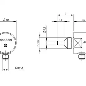 Датчик потока Balluff BFF T7031-HA001-D06A2A-S4